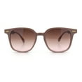 thumbnail image 5 of Womens Breezy Cheerful Thin Plastic Horn Rim Rectangle Sunglasses Pink - Pink Smoke, 5 of 8