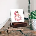 thumbnail image 4 of Santa Printed Acrylic Desk Plaque With Wood Stand Gifts for Christmas and Valentine's Day,Customized Clear Acrylic Sign Desk Decor Gift for Family Friends Sisters, 4 of 6