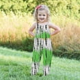 thumbnail image 3 of 1-6 Years Toddler Girls Jumpsuits,Sleeveless Fashion Casual Crewneck Kids,Toddler Girls Kids Aztec Print Jumpsuit One Piece Floral Playsuit,Loose Strap Romper Summer Outfits Clothes, 3 of 5