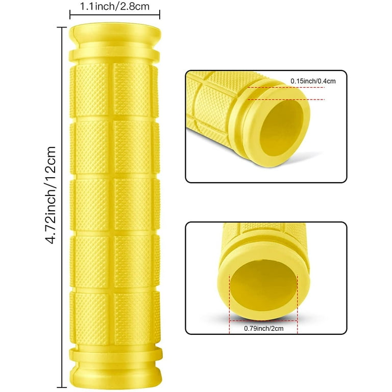 Yellow 2024 handlebar grips
