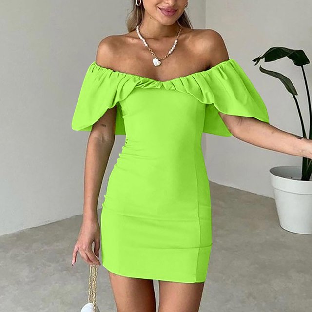 Jusqu'à 65 % de Réduction! Robes de Mode d'Été pour Femmes 2024 Grande Taille Sexy Manches Courtes Sans Bretelles Dos Nu Tube Top Soirée Longue Robe