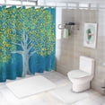 thumbnail image 7 of Orinice Ambesonne Tree of Life Shower Curtain, Graffiti Tree Illustration Oriental Harmony Design Mother Nature, Fabric Fabric Bathroom Decoration Set with Hooks, 60x72, 7 of 7