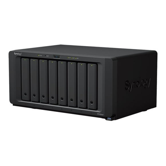 Synology Disk Station DS1823XS+ - NAS server - 8 bays - SATA 6Gb/s - RAID RAID F1, JBOD, RAID 0, 1, 5, 6, 10 - RAM 8 GB - Gigabit Ethernet / 10 Gigabit Ethernet - iSCSI support