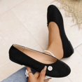 thumbnail image 5 of CHICVOMEY Flats for Women Comfortable Dressy Round Toe with Anti-Slip Sole Convenient Slip on Shoes for Casual Formal Workplace, 5 of 8