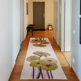 thumbnail image 1 of Gerber Daisy Decorative Rug, Posy of Spring Flowers Oil Painting Impressionist Still Life Pattern, Quality Carpet for Bedroom Dorm and Living Room, 6 Sizes, Pale Brown, by Ambesonne, 1 of 2