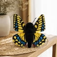 thumbnail image 3 of Butterfly Plush, 8.3 in Realistic Stuffed Butterfly, Soft Cuddly Insect Plushie for Kids Girls Room Decor and Birthday Gift - Yellow, 3 of 6