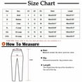 thumbnail image 2 of Women Fashion Solid Color High Waisted Yoga Pants Casual Slightly Flared Trousers, 2 of 5