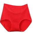 thumbnail image 2 of Washable Urinary Incontinence Protective Underwear for Women Leak Proof Absorbent Reusable Panties 1 Pack Red 5XL, 2 of 3