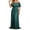 Dark Green, variant on Formal Dresses for Women Plus Size Short Sleeve Flared Sleeve Evening Gown with Boat Neck Beige XXXXL