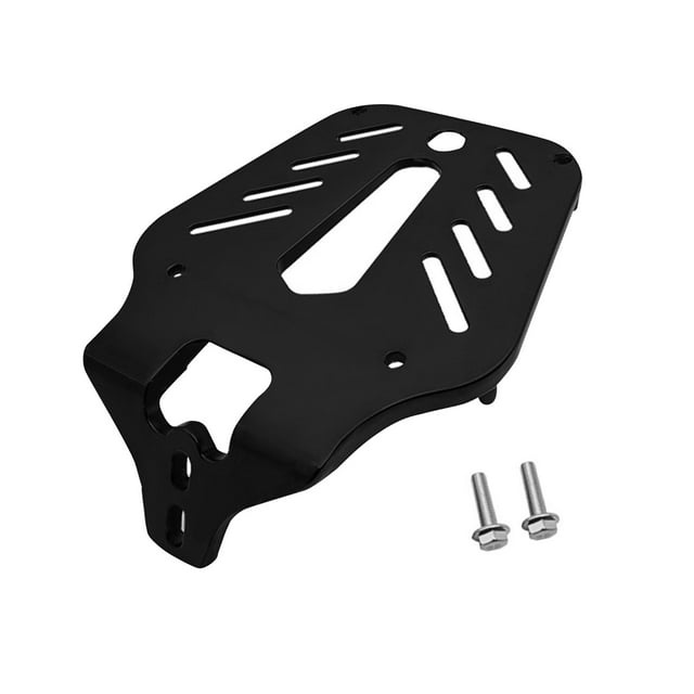 Soporte de maletero trasero de bicicleta eléctrica Soporte de cola Modificación de placa base de montaje Soporte de montaje desmontable Soporte de Negro