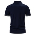 thumbnail image 4 of Nrmvnmi Men's Henley Shirts Short Sleeve Casual Basic Summer Solid Color T-Shirts Independence Day, 4 of 6