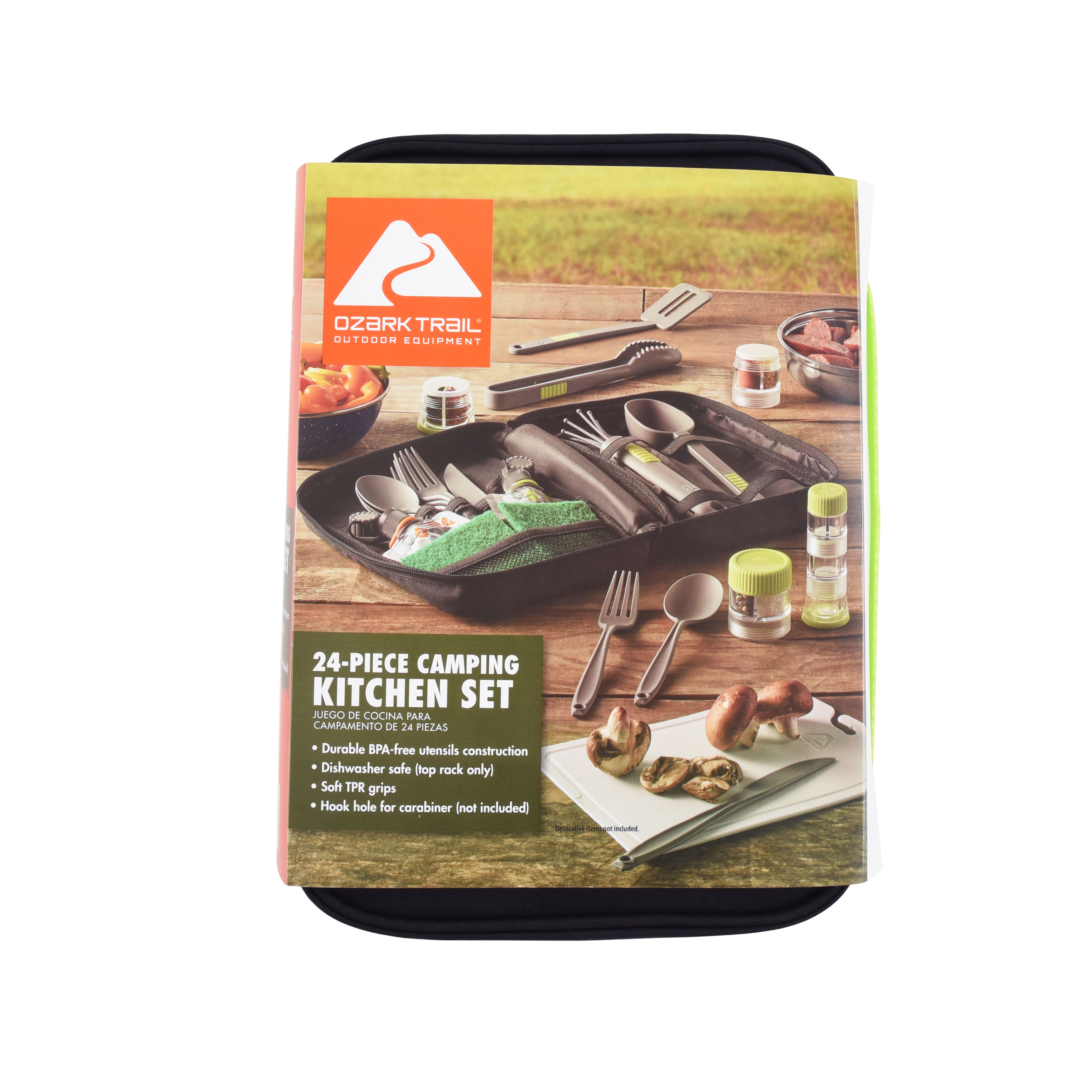 Set de Cocina de Camping de Plástico de 24 Piezas con Bolsa de Viaje 5