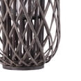 thumbnail image 2 of 19.50 Inch Bamboo Lantern With Lattice Design And Braided Rope Handle,Brown, 2 of 2