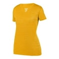 thumbnail image 2 of Augusta Ladies Shadow Tonal Heather Training Tee 2902 Gold Xs, 2 of 3