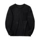 thumbnail image 4 of pstuiky camisetas de manga larga para hombre, Sudadera con cuello redondo, manga larga, color liso, para hombre, cómoda y cálida para el hogar Tops de talla grande para hombre l, 4 of 5