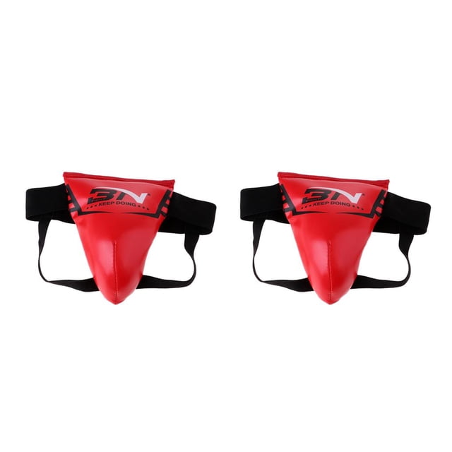 Eigraketly Elastic Belt Boxing Crotch Protector Groin Boxing Guard Kids Gear S Rojo Adulto L 2piezas