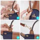 thumbnail image 3 of Accesorios de transformación de bolso para Longchamp, correas de Mini bolso sin perforaciones, correa de hombro de cuero genuino, conversión cruzada, 3 of 5