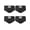 Black, variant on 4 Pack Period Underwear for Women Leakproof Soft Comfortable Panties Menstrual Brief Girls Hipster Period Panty "S, Multicolor"