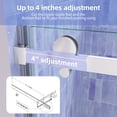 thumbnail image 3 of 56-60" W x 58" H Frameless Bathtub Sliding Doors, Glass Shower Door for Tub with Magnet And 5/16"(8mm) Clear Tempered Glass, Chrome Finish, ACE DECOR, 3 of 9