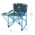 thumbnail image 3 of Chaise de Directeur pour Enfants Ozark Trail avec Table Latérale, Capacité de Poids de 125 Lbs, Bleue, Table pour Nourriture ou Collations avec Porte-Gobelet, Tissu de Polyester, 3 of 8