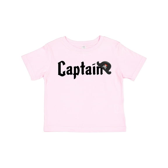 Inktastic Captain with Pirate Hat Boys or Girls Toddler T-Shirt