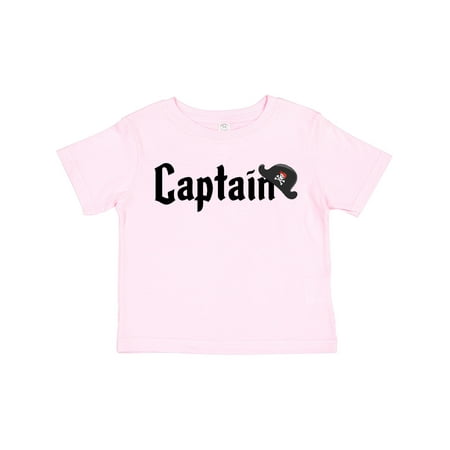 

Inktastic Captain with Pirate Hat Gift Toddler Boy or Toddler Girl T-Shirt