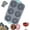 A-1 PC, variant on Wreath Ice Mold,Easy Release,Heat and Cold Resistant,Non-Stick,6-Cavity Flexible Silicone DIY Mold for Baking,Ice Cubes,Donuts, Soap & Chocolate
