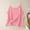 02 Pink, variant on Weiqiqre Tank Top for Women Linen Camisole Tank Top V-Neck Loose Casual Adjustable Strap Tops
