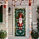 thumbnail image 4 of Uuiauoio Christmas Door Cover Festive Design Door Curtain, Holiday Party Decoration for Entryway and Wall Display, Seasonal Welcome Decor for Home and Gathering,Holiday Party Supplies, 4 of 9