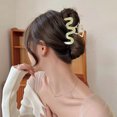 thumbnail image 3 of Pinces à Cheveux en Acétate Pinces à Cheveux Design Français Pince à Mâchoire pour Femmes Filles, 3 of 5