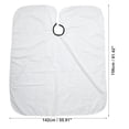 thumbnail image 4 of Unique Bargains 1 Pc Waterproof Solid Color Hair Cut Barber Cape for Hair Cut White 1 Pc, 4 of 6