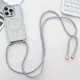 thumbnail image 3 of Luxury Crossboby Necklace Cord Rope Lanyard Plating Magnetic Clear Case For iPhone 14 11 12 13 15 Pro Max For Magsafe Soft Cover, 3 of 5