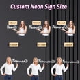 thumbnail image 6 of UPONRAY Single-line Custom Neon Signs, Customizable USB-Powered & Dimmable LED Neon Light, Stylish Wall Decor as Gifts for Bedroom, Home, Bar, Family, Lover, Friend, Cool White, 5 inch/1 Letter, 6 of 8