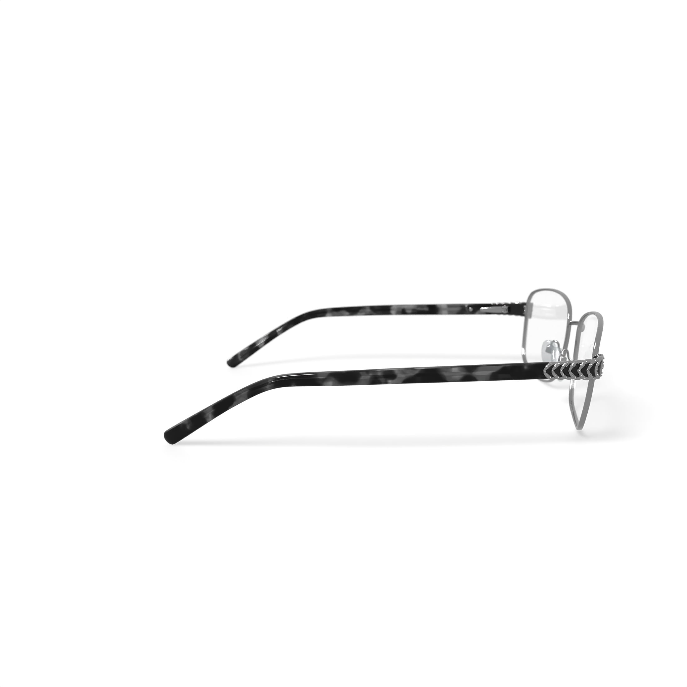 Walmart Women's 0413-07 Square Prescription Eyeglasses with Case, Silver