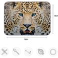 thumbnail image 2 of FREEAMG Leopard Portrait Absorbent Dish Drying Mat Large Microfiber Kitchen Countertop Table Protector Multi-Purpose Counter Rack Sink Drainer Pad 16"x 18", 2 of 5