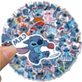 thumbnail image 5 of 50 pegatinas de punto para portátil, bonitas pegatinas de vinilo impermeables de dibujos animados para botellas de agua, vasos, equipaje, monopatín, parachoques, álbumes de recortes, tazas, pegatinas JAMW Sencillez, 5 of 5