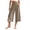 Brown, variant on Gaucho Pants Women High Waisted Cotton Wide Leg Capri Petite Cropped Trouser Casual Summer 2026 Orange XS