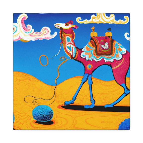 Desert Camel Dreaming - Canvas