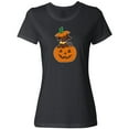 thumbnail image 3 of Inktastic Halloween Dachshund in Pumpkin Women's T-Shirt, 3 of 5