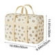 thumbnail image 3 of Bolsa de almacenamiento resistente con asas reforzadas, ropa y organizador de colchas sobredimensionadas, doble cremallera engrosada para mudar y empaquetar, impermeable, 80x50x25cm, 3 of 7