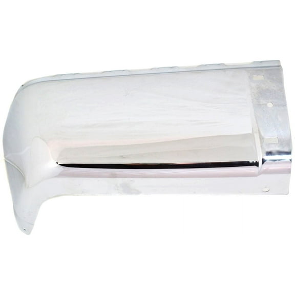 Bumper End Compatible with CHEVROLET SILVERADO/SIERRA 1500 2007-2013/2500 HD/3500 HD 2007-2014 LH Chrome All Cab Types