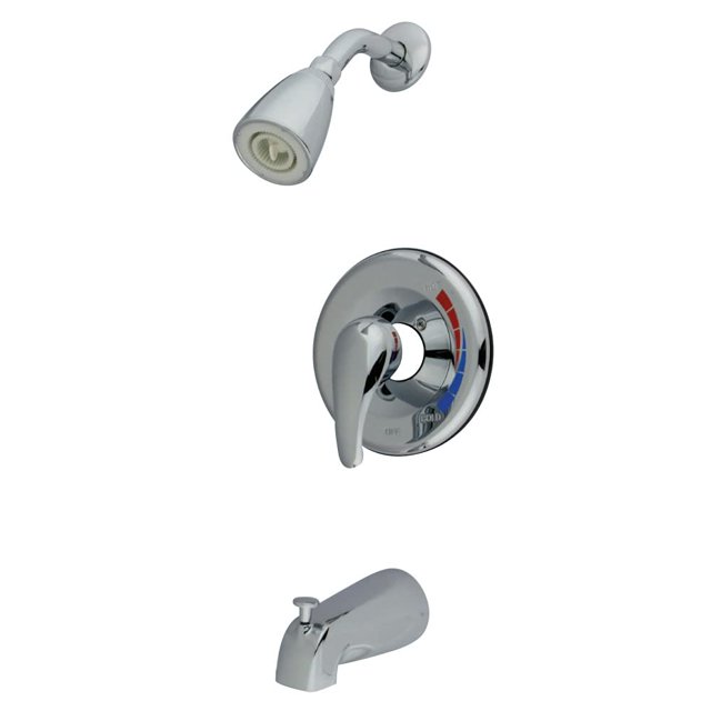 Kingston Brass Kb651T Chatham Trim Solo Para Grifo De Bañera Y Ducha Con Manija De Una Sola Palanca, Cromo Pulido