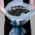 thumbnail image 4 of BKER European Style With Foam PE Black Roses 25pcs With And Support Flowers Home Flower Decoration Flowers, 4 of 4
