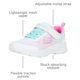 thumbnail image 3 of Zapatilla Skechers Microspec Plus Blanca/Multicolor Talla 3 para Niños, 3 of 8