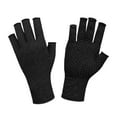 thumbnail image 3 of Stgfyxgs Fingerless Compression Gloves Cycling Gloves Men Women Lightweight Non Slip Gaming Gloves Fingerless Gloves for Piano Playing Black .5cmx18.5cm, 3 of 9