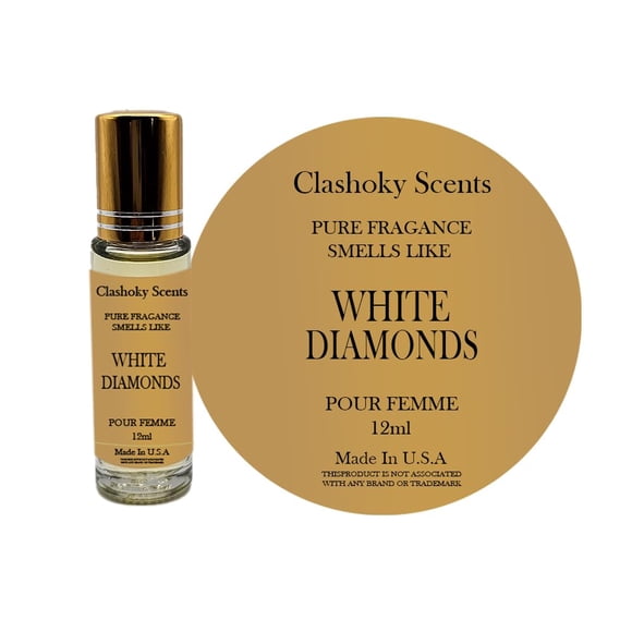 Perfume en aceite Clashoky White Diamonds en roll-on 12 ml