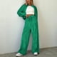 thumbnail image 1 of Puntoco Mujer Moda Color Manga Larga Solapa Cremallera Velour Barbecho Conjunto Liquidación Puntoco Puntoco-35, 1 of 6