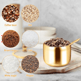 thumbnail image 4 of Sugar Container with Lid and Spoon for Coffee Bar Station Accessories Kitchen Storage for Salt, Candy, Coffee Bean, 4 of 7