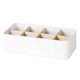 thumbnail image 2 of 1 Pc Drawer Type Handkerchief Box Simple Compartment Storage Box (White), 2 of 3