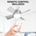 thumbnail image 4 of Bell + Howell Socket Fan Light Silver 2-in-1 LED Bulb 1000 Lumens with Remote Control 3 Speeds 3 Light Settings E26 Base, 4 of 8
